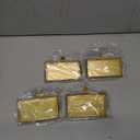 Sunshane 4 Pieces Christmas Stocking Holders Mantel Stocking Hanger Hooks Fireplace Mantle Metal Hang Bases for Xmas Party Decorations (Gold)