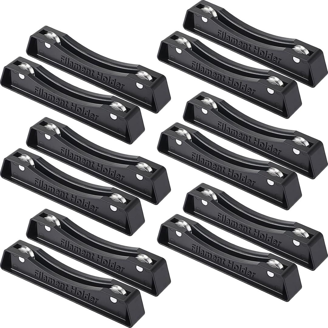 Weewooday 3D Printer Filament Spool Holder Filament Holder Fits All Spools of Any Size and All Types for PLA/ABS/TPU/Other 3D Printing Materials(6 Set)