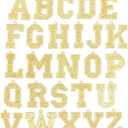 Bright Creations Gold Letter Pendant Charms for Jewelry Making and Crafts (Gold) - Pack of 26