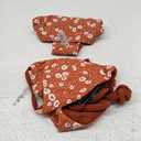 ZAFUL Women's Triangle Bikini Floral String Bikini Set Two Piece Swimsuit Bathing Suits Small 