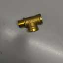 3 Way 1/2 NPT Tee Brass Pipe Fittings 1/2" Female  1/2" Female  1/2" Male Hose Fitting Barstock Tee Adapter Tube Fitting(1 PCS)