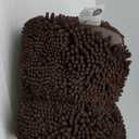 Smiry Luxury Chenille Bathroom Rugs 70x24, Extra Soft and Absorbent Shaggy Bath Mat, Machine Washable, Non-Slip Plush Carpet Runner for Tub, Shower, and Floor, Home Decor Accessories, Brown 70"-24"