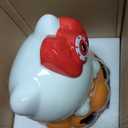 Silver Buffalo Sanrio Hello Kitty Halloween Pumpkin Jack O'Lantern 3D Sculpted Ceramic Cookie Snack Candy Jar (Medium)