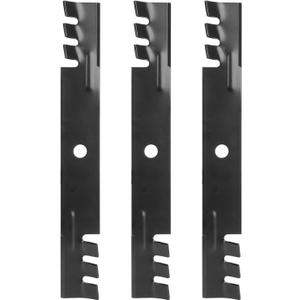Mulching Blades for M115496 GY20569 M113518 Lesco 051509 M115329 M135590 M76467 Mower Blade for Scotts John Deere 54 inch Deck 325 335 345 425 445 for Sabre 2254HV 2354HV 2554HV 3 Pack