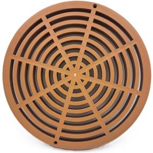 12" Outdoor Catch Basin Flat Round Grate CoverPipe GrateOrange version