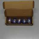 Anditoy 5 Pack Slime Eggs Stress Relief Toys Easter Eggs for Kids Boys Girls Easter Basket Stuffers Gifts Party Favors (Blue+Purple+Gold)