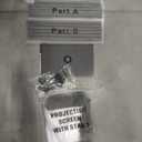 Outdoor Projector Screen with Stand - 100 Inch Portable Projector Screen Indoor and Outdoor Projector Screens 16:9 4K HD Wrinkle Free Lightweight Movie Screen with Carry Bag,Enioy Movie Nights