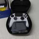 NACON Revolution 5 Pro Officially Licensed PlayStation Wireless Gaming Controller for PS5 / PS4 / PC - Hall Effect, Trigger Stops, Mappable Buttons, Bluetooth Audio - White