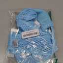 Baby Bath Support Mesh Pad Newborn Bath Tub Seat Net Non-Slip Baby Tub Mat Floating Bathtub Seat Cushion Adjustable Pillow for Bathing Cushion Pad Mat for 0-3 Years Old (No Bathtub) (Blue)