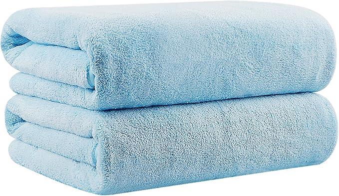 2-Pack Microfiber Bath Towels