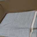 LIVEBOX Washable Living Room Rug 8x10, Soft Boho Pink Area Rug for Bedroom, Non-Slip Vintage Floral Rug, Ultra-Thin Non-Shedding Large Carpet for Dining Room, Nursery, Home Office, Light Pink