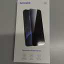 SYNCWIRE Privacy Screen Protector for iPhone 15 6.1''[2-Pack], Unbreakable True 28 Anti Spy Tempered Glass Saver Black [Easy Installation Frame] [9H Hardness] [Bubble Free] [Sensitive Touch]