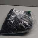 FUTEI Black Throw Pillow Covers Set of 2, 18x18 Inch Soft Faux Rabbit Fur Striped Texture Cushion Cases, Modern Decorative Couch Pillows for Living Room Bed