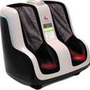 Human Touch Reflex SOL Foot & Calf Massager w/ Heat - Plantar Fasciitis Relief + Circulation + Shiatsu Deep Kneading + Vibrating for Stress + Compression - Adjustable for Women and Men up to Size 12