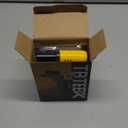 TBTeek Butane Torch with Fuel Gauge T907, One-hand Operation Kitchen Torch Lighter with Adjustable Flame for BBQ, Baking, Brulee Creme, Crafts and Soldering(Butane Gas Not Included) (Yellow-black)
