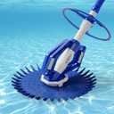 VINGLI Pool Vacuum Cleaner Automatic Sweeper Swimming Pool Creepy Crawler Vacuum with 33FT Hoses (Navy Blue&White)