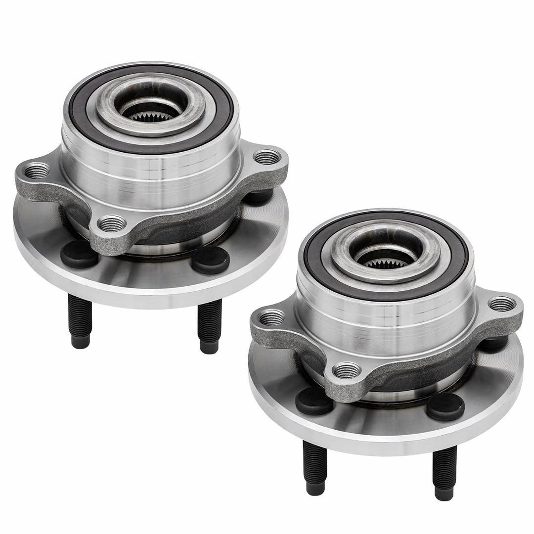 Vurkcy Front/Rear Wheel Bearing Hubs Assembly Compatible with 20112019 Ford Explorer, 20132019 Ford Police Interceptor Utility, 5 Lugs w/ABS, Pair Hubs, Replaces 512460