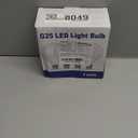 Flaspar Vanity Light Bulbs for Bathroom, G25 LED Globe Light Bulb 100 Watt Equivalent, 3000K Warm White LED Bulbs E26 Medium Base for Mirror Makeup Chandelier Lighting, Non-dimmable, 4 Pack