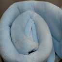 Baby Play Mat for Floor,1.3" Thick Memory foam Tummy Time Mat for Toddlers,Infants,kids,Water-Repellent Soft Nursery Rug,Extra Large Non Slip for Crawling&Yoga,Tatami Style for Living Room(Light Blue)