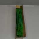 12 Bundles Artificial Grasses Outdoor UV Resistant Fake Grass No Fade Faux Plastic Plants Garden Window Box Decorating(Green Grass)