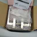 Entry Door Handle Lock with Keys, Interior Front Door Lever Set with Turn-Thumb Locking, Not Keyed Alike Reversible Door Knob for Right Left Side, for Entrance, Bedrooms, Bathroom, Brushed Nickel