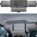 Car Sun Visor Sunshade Extender - UV Rays Blocker Anti-Glare Sunvisor Extension Shade - Adjustable Car Visor Window Windshield Shades Protects from Sunlight, Snow Blindness
