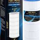 POOLPURE PLFC-8610 Pool Filter Replaces PA100, Ultral-D1, Unicel C-8610, C-7487, Filbur FC-1290, Hayward CX1100-RE, Hayward c1100, 100 Sq.ft Filter Cartridge 1PACK