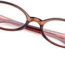 Trendy Fake Glasses Small Rectangle Y2K Eyewear with Anti Blue Light for Women's Cosplay and Daily Style
