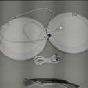 2 Pack Rechargeable Motion Sensor Ceiling Light with Remote, Wireless Ceiling Light Battery Operated, Magnetic, 3CCT, Dimmable LED for Shower Closet Bathroom Stairs Pantry Hallway Porch