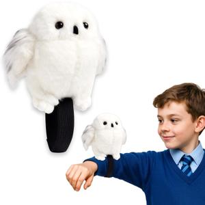 Wizard Costume Accessories Snowy Owl Plush Stuffed Animal Cosplay Accessories Halloween Party Toys for Kids