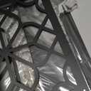 Black Metal Wall Candle Holder Set of 2, Minimalist Rustic Aesthetics Wall Art Decor for Living Room Bedroom Bathroom (11.8 x 13 in)