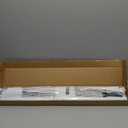 Lazblinds No Drill TDBU Cellular Shades, 27.5" W x 64" H, White