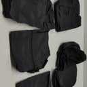 BAGAIL 6 Set Packing Cubes Luggage Packing Organizers for Travel Accessories (Black)