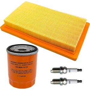 6485 Maintenance Kit Replacement Oil Air Filter for Generac 0J8478S 070185ES fits Most 16 to 26 kw Air Cooled Generators 20kW and 22kW Standby Generators with 999cc Engine