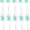 Replacement Toothbrush Heads Compatible with Philips Sonicare Electric Toothbrush, 10 Pack, Refills