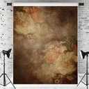Kate 5x7ft Fine Art Floral Backdrop for Photography Painting Flowers Texture Headshot Portrait Background for Photographers Studio Props