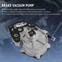 Brake Vacuum Pump with Gasket Compatible with 16-19 Chevy Cruze Malibu Spark, 18-19 Chevy Equinox, 18-19 GMC Terrain, 16-19 Buick Encore 1.4L 1.5L Replaces# 12684050 12662789 702551330