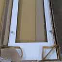 Ideal Pet Products Aluminum Pet Patio Door, Adjustable Height 77-5/8" to 80-3/8", 7" x 11-1/4" Flap Size, White