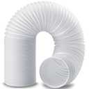 80" Length 5.9 Inch Diameter Portable Air Conditioner Hose, AC Exhaust Hose Anti-Clockwise Thread Air Conditioner Parts Compatible with Haier, Delonghi and More (Anti-Clockwise 5.9 inch)  