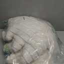 Lanpn Christmas Tree Pillows Set of 2, Christmas Decoration Wide Stripes Winter Throw Pillows Soft Cute 3D Shaped Xmas Tree Throw Cushion for Sofa Bedroom Xmas Decor (18x16 inch, Off White) (Beige)