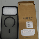 SUPFINE Magnetic for iPhone 17 Pro Max Case (Compatible with MagSafe)(Military Grade Drop Protection) Translucent Matte Shockproof with Anti-Fingerprint Phone Cover, Black