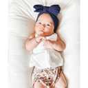 Niceye Handmade Baby Headbands Soft Stretchy Nylon Hair Bands with Bows for Newborn Infant Baby Toddler Girls