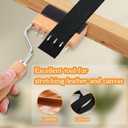 2 x Webbing Stretcher Tool, Wood Handle Webbing Gooseneck Puller Stretcher Practical Upholstery Tool Suitable for Leather Carpet Canvas Furniture Repair