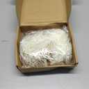 Jutom 36 Pcs Christmas Tree Butterfly Ornaments 3 Sizes 3D Glitter Hollow Butterfly Decorations Xmas Butterflies Wall Hanging Decor with Clips and Stems for Christmas Tree Wreath (White)