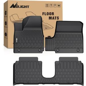 Nilight TPE Floor Mats for Hyundai IONIQ 5 SE Standard Range SE SEL 2022 2023 2024 2025 2026 with Movable Console,All Weather Custom Fit Heavy Duty Floor Liners