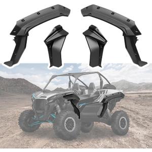 XXL Fender Flares for Kawasaki Teryx KRX 1000, HDPE Heavy-Duty Extended Front & Rear Mud Flaps Mud Guards Extension for Kawasaki Teryx KRX 1000 2020-2025 Accessories(Replace #99994-1324)