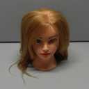 Traininghead 20-22" 100% Human hair Mannequin head Training Head Cosmetology Manikin Head Doll Head with free Clamp Stand (Natural Blonde)