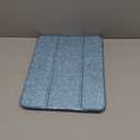 TiMOVO Case for iPad (A16) 11th Generation 11 Inch 2025, iPad 10th Generation Case 10.9 Inch 2022 with Pencil Holder,Slim Protective Cover with Clear Back Shell,Auto Wake/Sleep, Glitter Bule