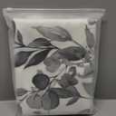 Grey Eucalyptus Botanical Leaves Floral Window Curtains Watercolor Black White Flower Plant Wildflower Farmhouse Curtain Drapes Herb Curtains for Bedroom Living Room Treatment 42Wx45H Inch (42"W x 45"L (Pack of 2), 11 Grey White)