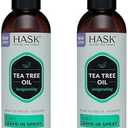 HASK Invigorating TEA TREE OIL 5-in-1 Leave In Conditioner Spray for all hair types, color safe, gluten free, sulfate free, paraben free - TEA TREE 2 PIECE SET